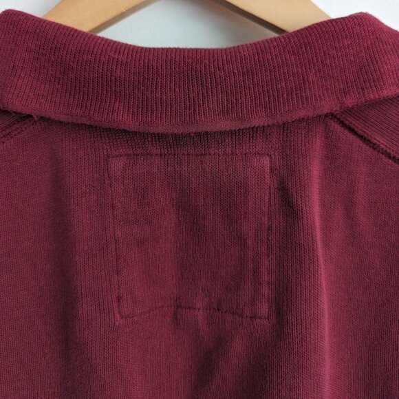 MARTIN + OSA Red Zip Neck Long Sleeve Sweatshirt - Picture 11 of 14